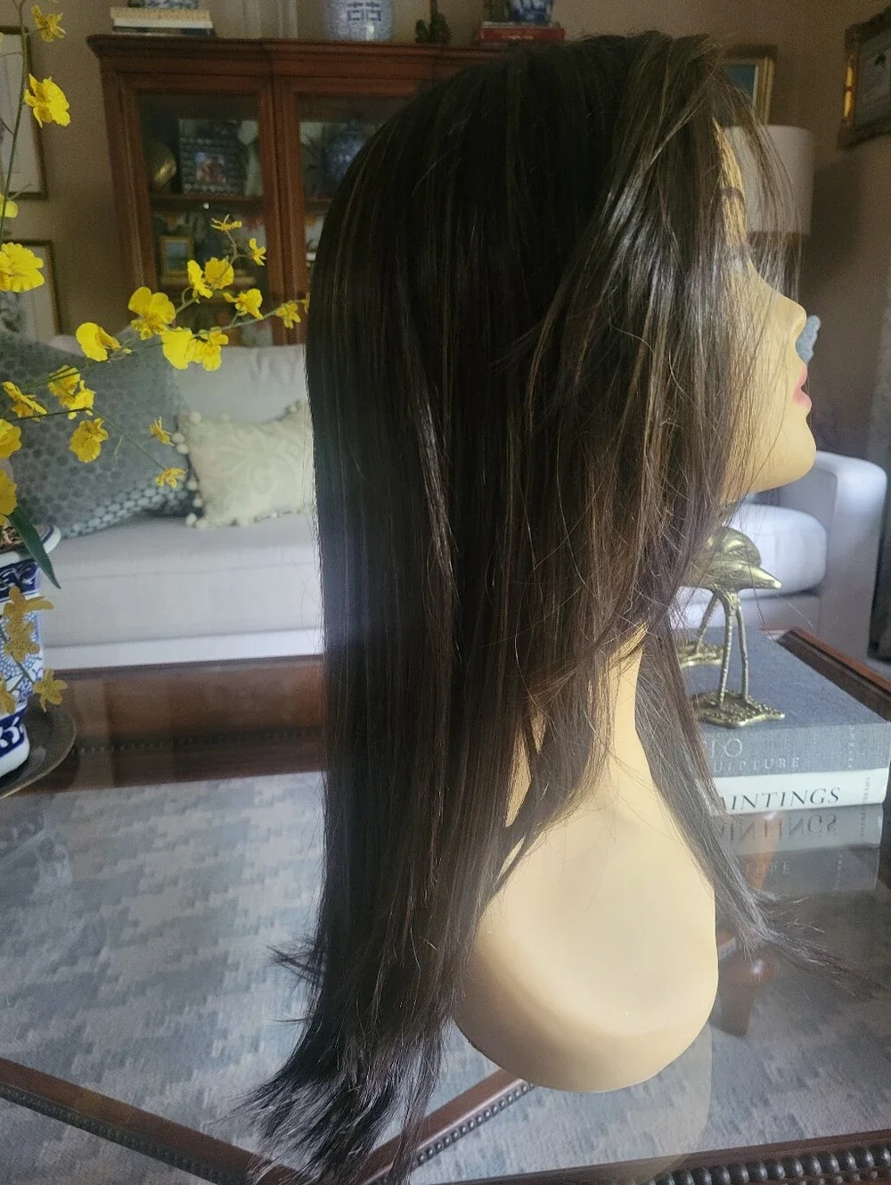 Belle Tress Wig FIRENZE Triple Chocolate R Hf Synthetic Brunette